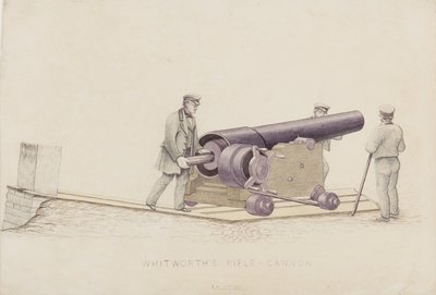Whitworths Rifle-Cannon by Unbekannt Unbekannt
